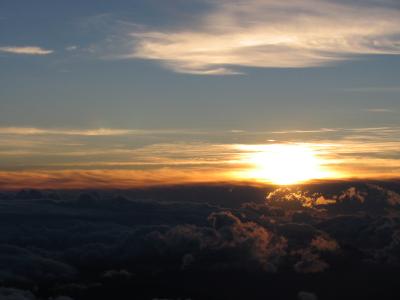 Sonnenaufgang auf dem Baru