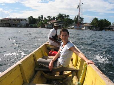 Wassertaxis sind die Verkehrsmittel auf Bocas