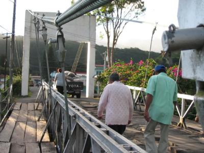 Brücke über den Rio Caldera