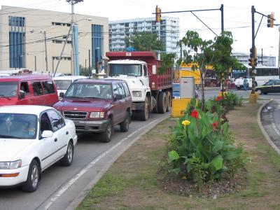 Panama City, Verkehrsstau